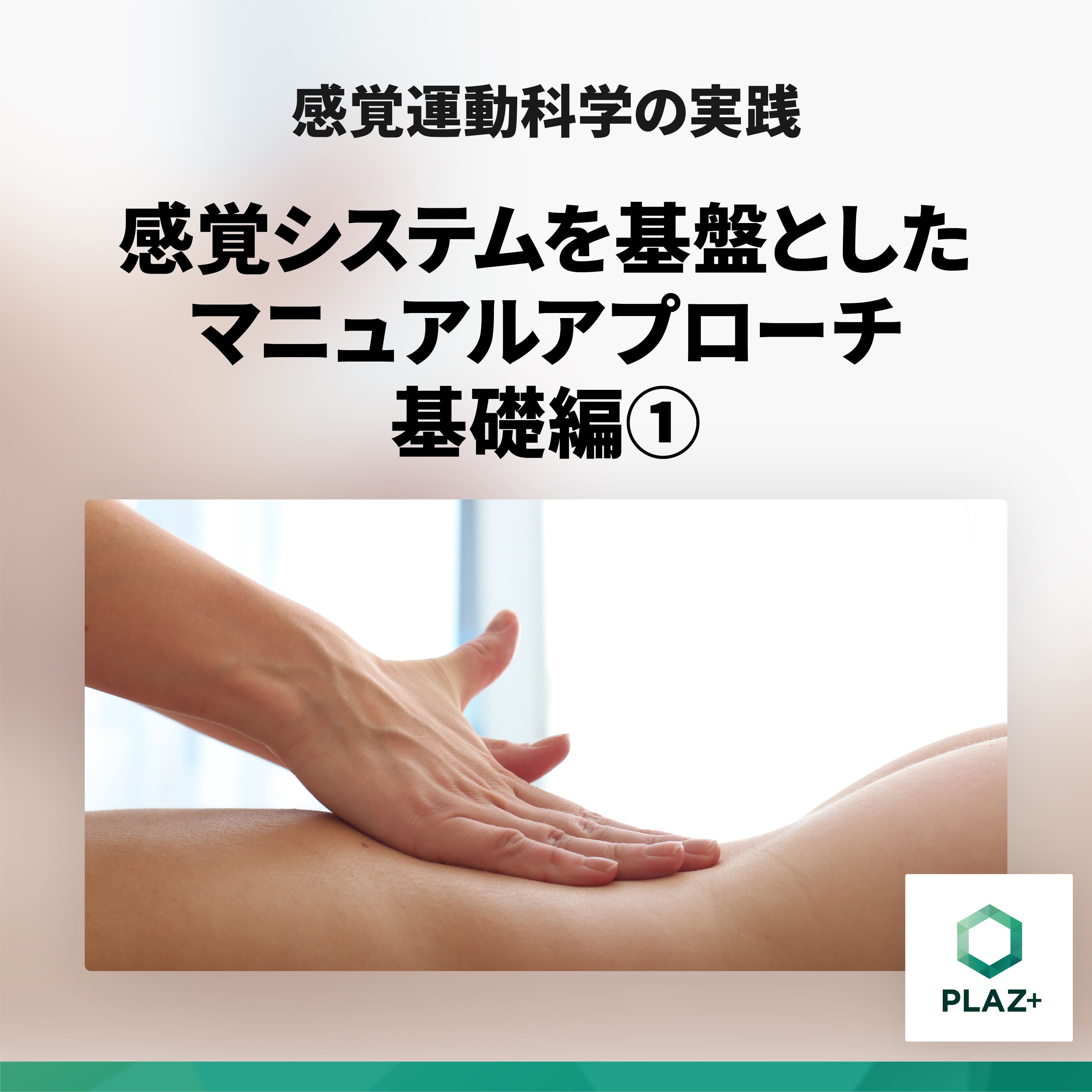 Receptor Based Manual Approach-感覚システムを基盤としたマニュアルアプローチ_基礎編①